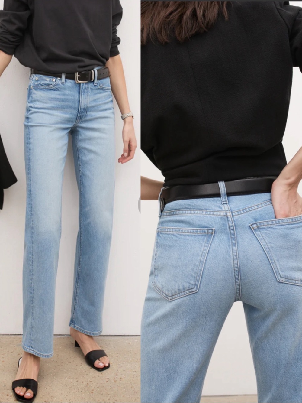 AYR The Roadie Jeans Ghost Ranch Wash Straight Leg Size 27